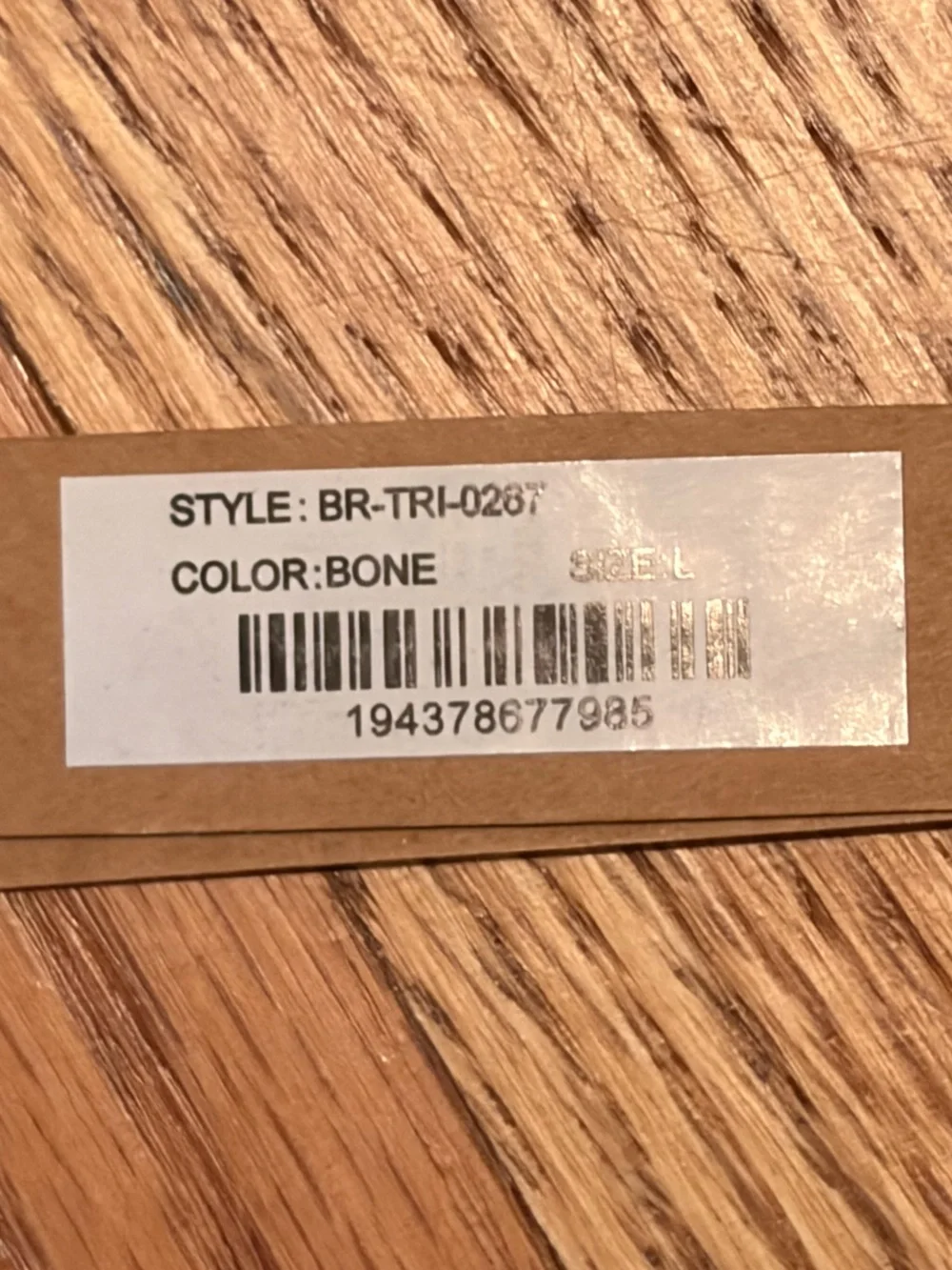 SKIMS Cotton Jersey Triangle Bralette - Bone - Picture 10 of 11